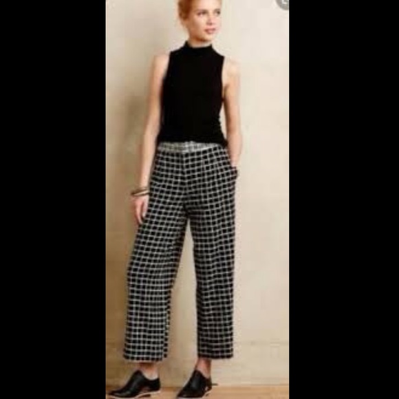 elevenses Pants - Anthropologie Elevenses Culottes Cropped Dress Pants